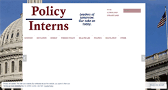 Desktop Screenshot of policyinterns.com